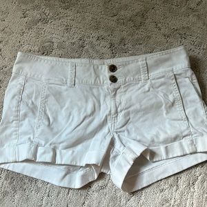 Express white shorts
